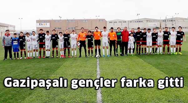 Gazipaşalı gençler farka gitti