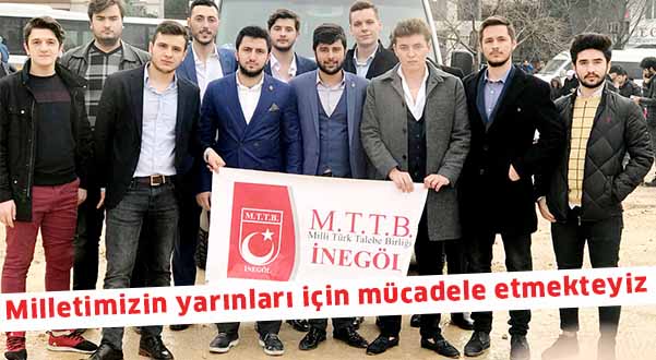 Milletimizin yarınları için mücadele etmekteyiz
