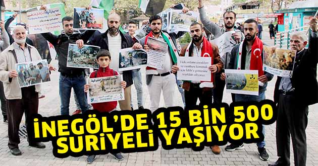 İnegöl’de 15 Bin 500 Suriyeli yaşıyor