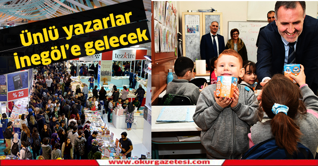 Ünlü yazarlar İnegöl’e gelecek