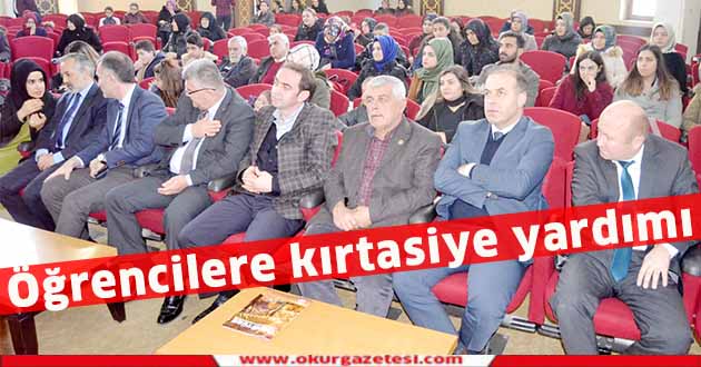 Öğrencilere kırtasiye yardımı