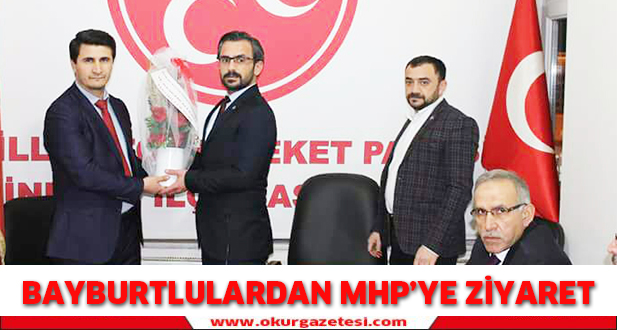 Bayburtlulardan MHP’ye ziyaret