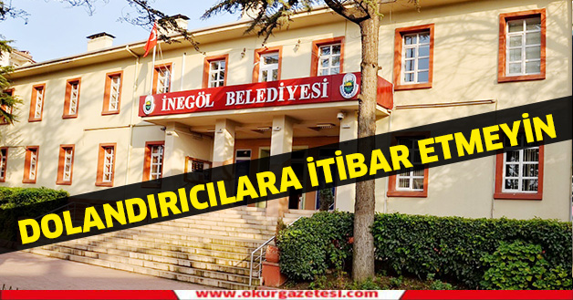 Dolandırıcılara itibar etmeyin