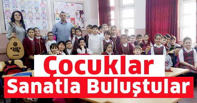 Çocuklar sanatla buluşuyor