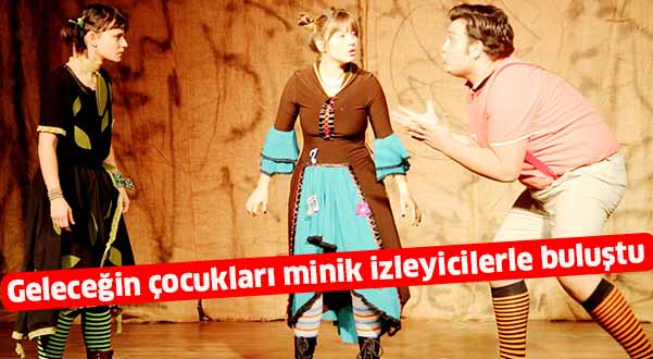 Geleceğin çocukları minik izleyicileriyle buluştu
