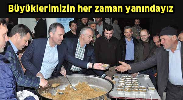 Büyüklerimizin her zaman yanındayız