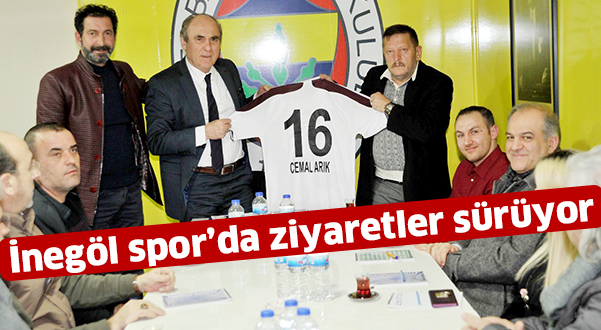 İnegölspor’da ziyaretler sürüyor