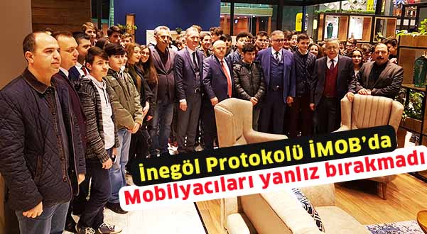 İnegöl Protokolü iMOB’da mobilyacıları yalnız bırakmadı