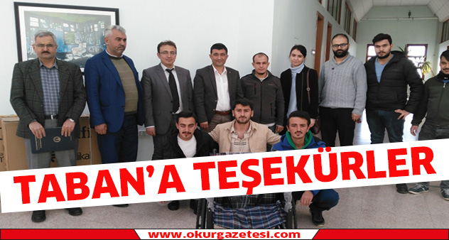 Taban’a teşekkür