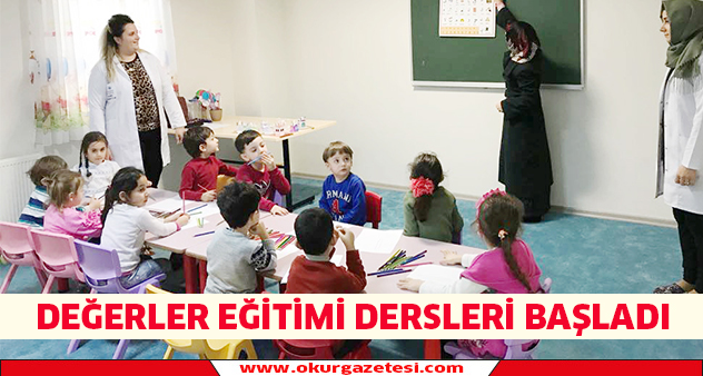Beşinci Mevsim Kreşi’nde  değerler eğitimi dersleri başladı