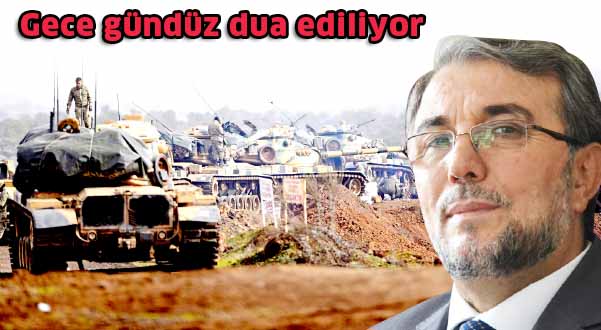 Gece gündüz dua ediliyor