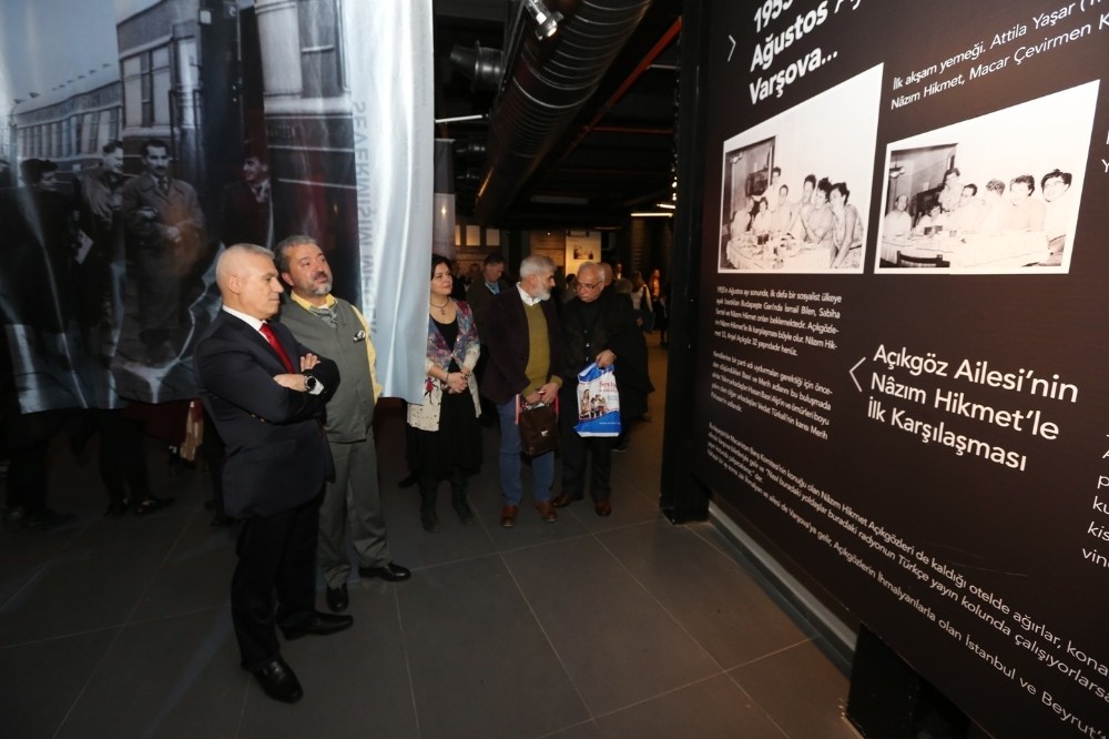 Nâzım Hikmetin İzleri Bu Sergide