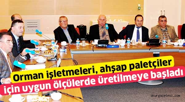 Orman işletmeleri, ahşap paletçiler için uygun ölçüde üretime başladı
