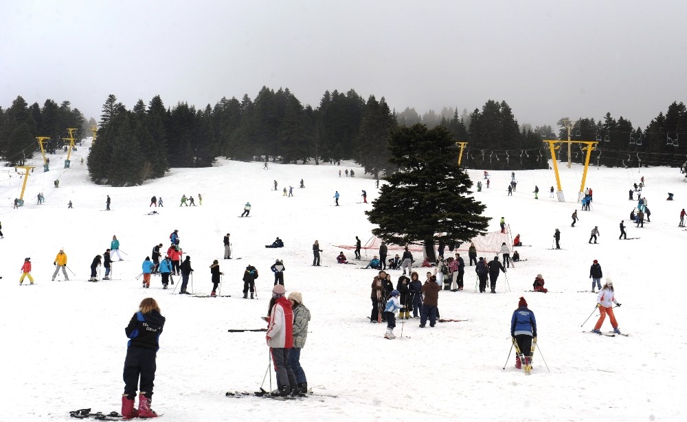 Uludağda Kar Kalınlığı 87 Santimetre