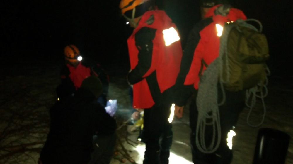 Uludağda Kurtarma Helikopterine Fırtına Engeli