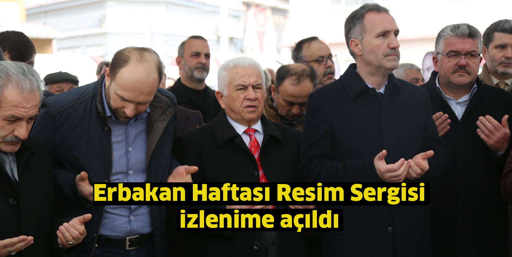 Erbakan Haftası Resim Sergisi izlenime açıldı