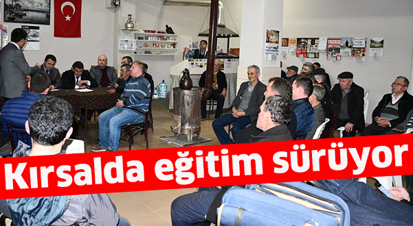Kırsalda eğitim sürüyor
