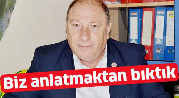 Biz anlatmaktan bıktık