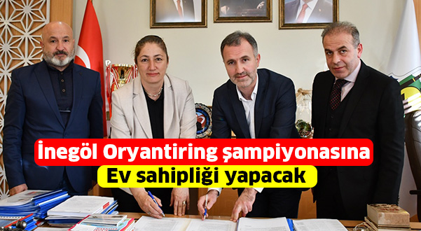 İnegöl Oryantiring şampiyonasına ev sahipliği yapacak