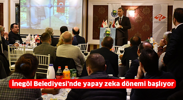 İnegöl Belediyesi’nde yapay zeka dönemi başlıyor