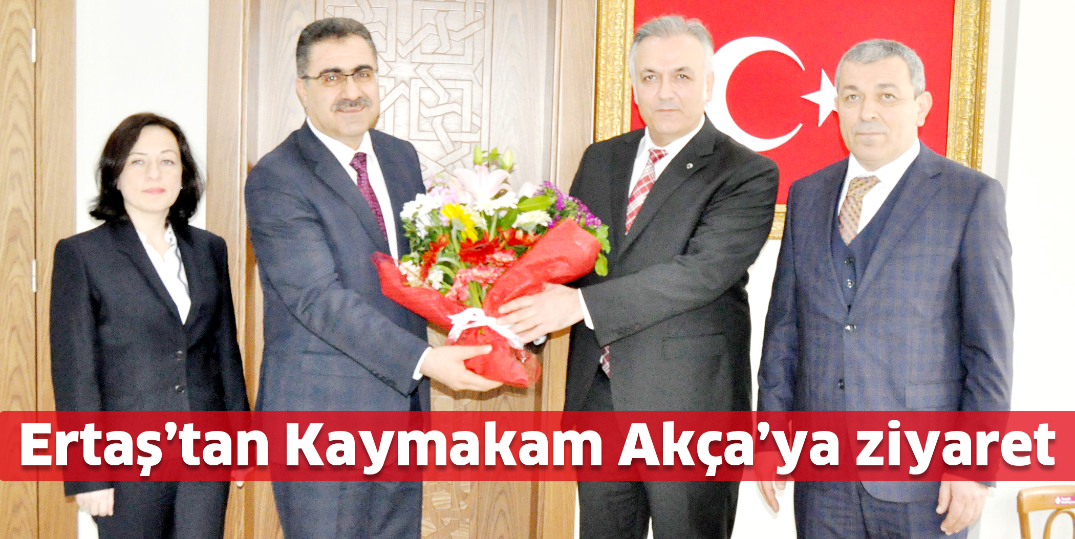 Ertaş’tan Kaymakam Akça’ya ziyaret