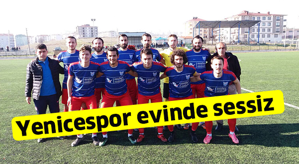 Yenicespor evinde sessiz