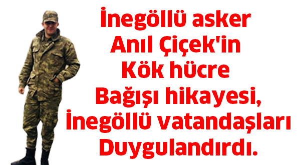 İnegöllü askerden örnek hareket