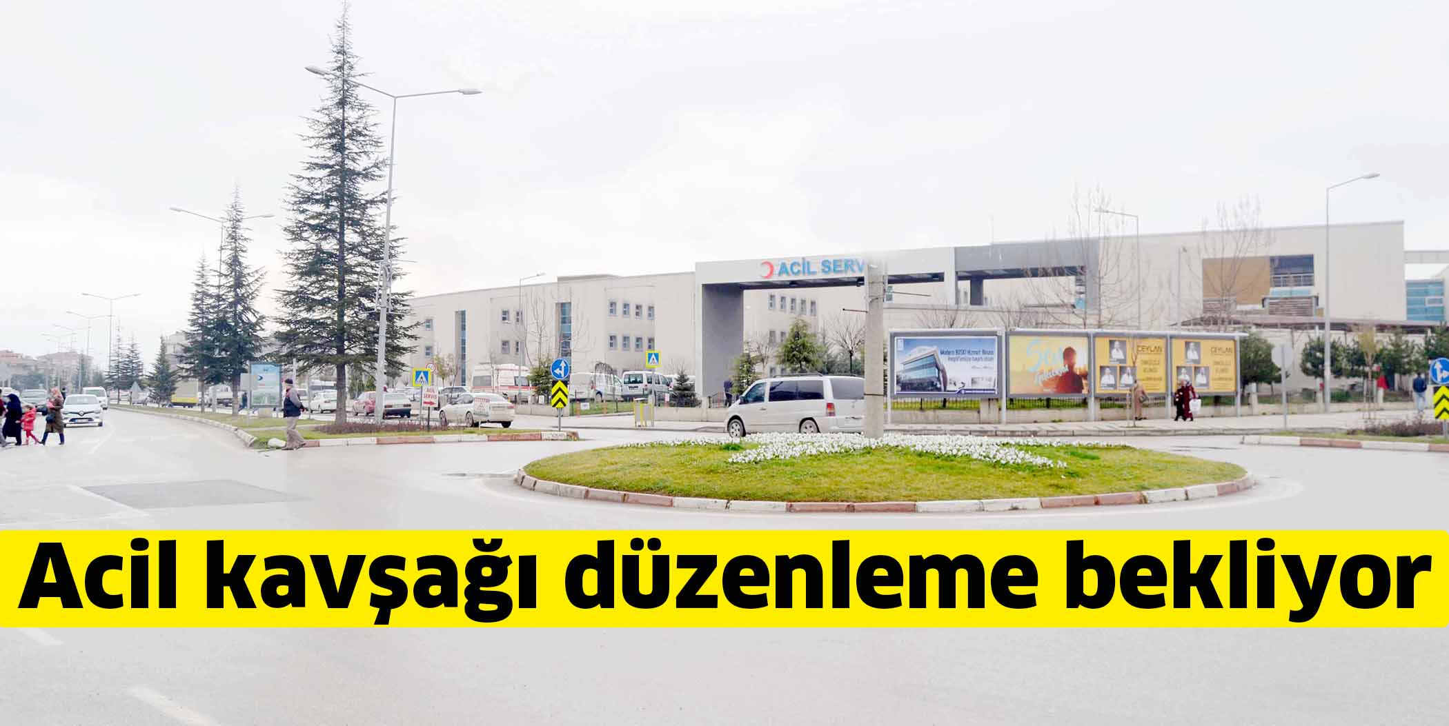 Acil kavşağı düzenleme bekliyor