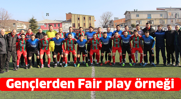 Gençler’den Fair Play örneği