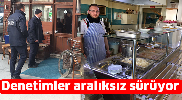 Denetimler aralıksız sürüyor