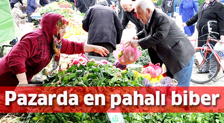 Pazarda en pahalı biber