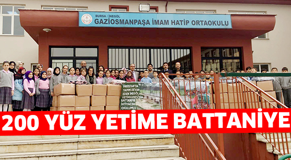 2 Yüz yetime battaniye