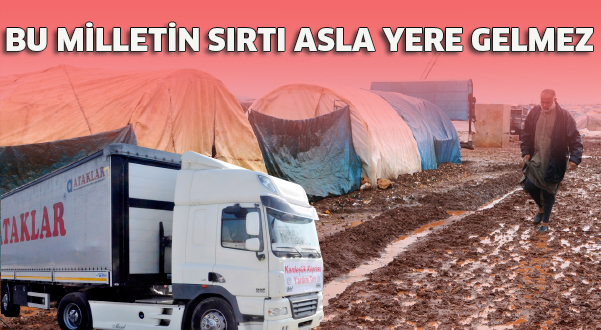 Bu milletin sırtı asla yere gelmez