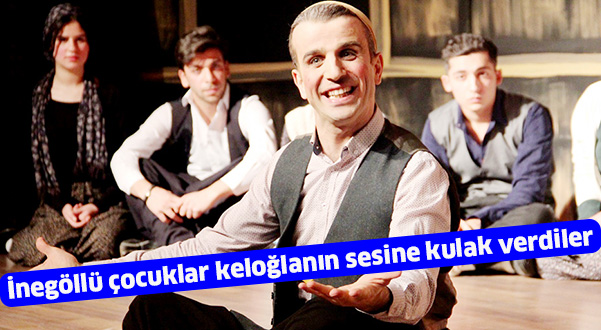 İnegöllü çocuklar keloğlanın  sesine kulak verdiler