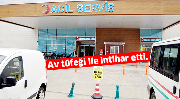 Av tüfeği ile intihar etti.