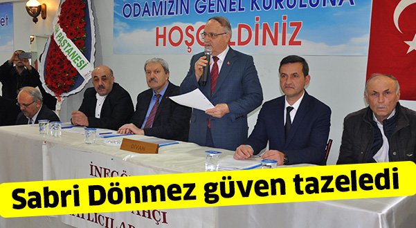 Sabri Dönmez güven tazeledi