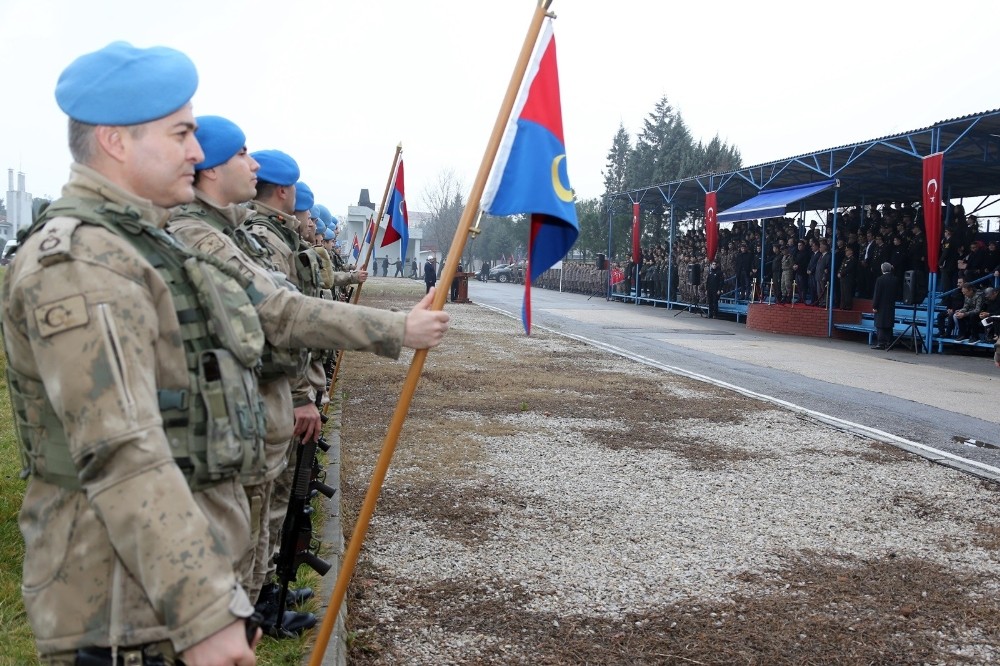 Bursadaki 145 Kişilik Jöh Taburu Afrine Dualarla Uğurlandı