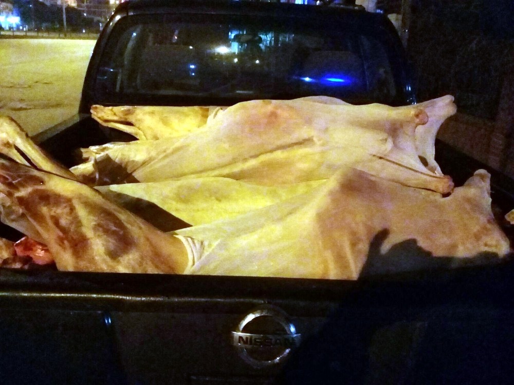 Kaçak Etler Polise Takıldı