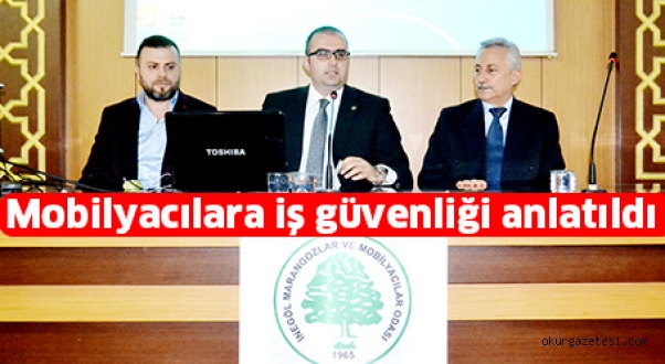 Mobilyacılara iş güvenliği anlatıldı