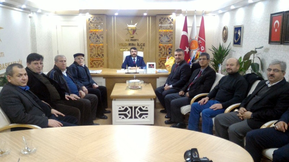 Pazaryerililer Dernek Başkanı Torundan Ak Parti Yıldırım İlçe Başkanı Yılmaza Ziyaret