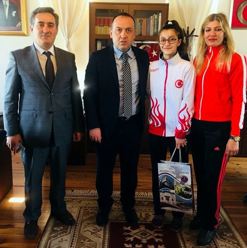 Şampiyon Ceyda Mudanyanın Gururu Oldu