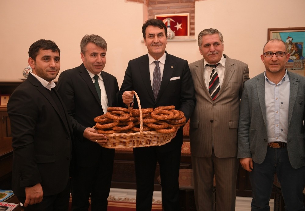 Simitçiler Odasından Simitli Ziyaret