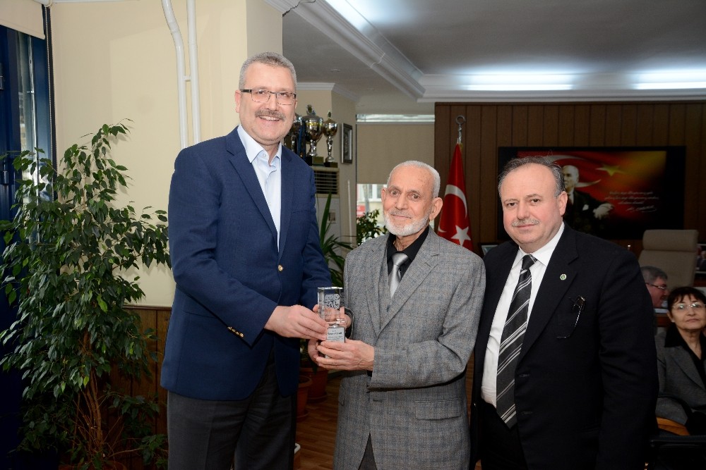 Terzilere Özkandan Plaket