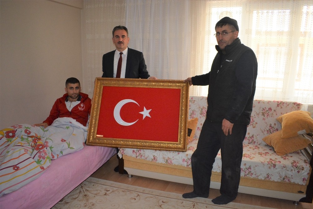 Yılmazdan Afrin Gazisine Ziyaret