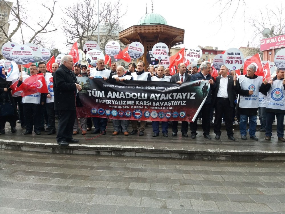 Zeytin Dalına Bursada Dualarla Destek