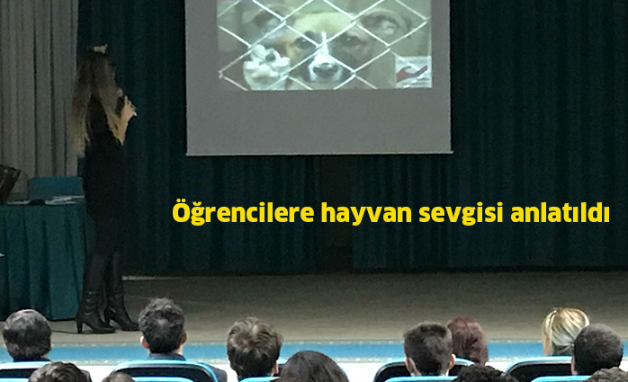 Öğrencilere hayvan sevgisi anlatıldı