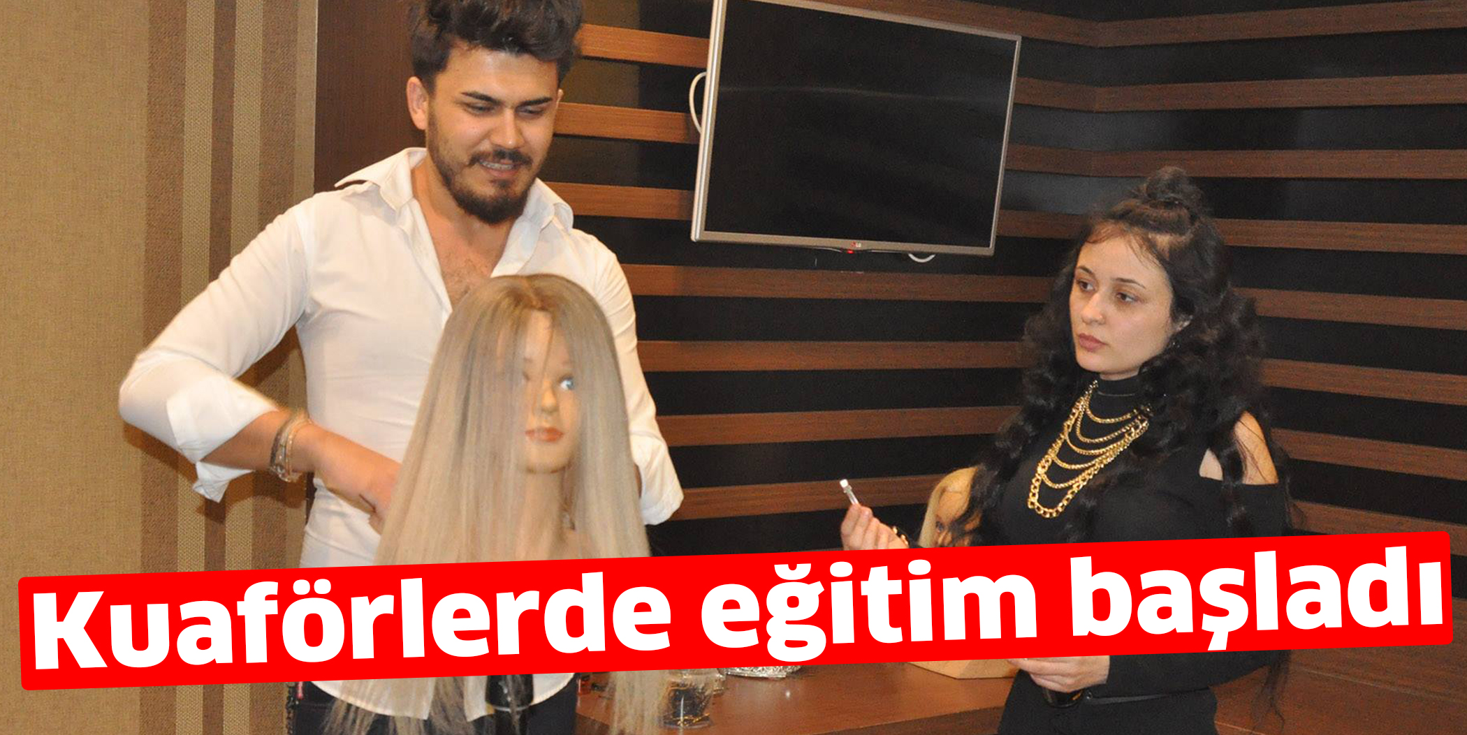 Kuaförlerde eğitim başladı