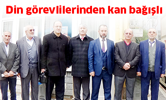 Din görevlilerinden kan bağışlı