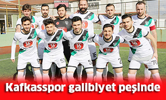 Kafkasspor galibiyet peşinde