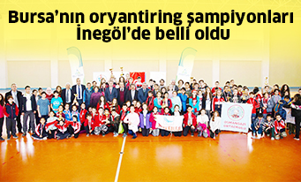 Bursa’nın oryantiring şampiyonları  İnegöl’de belli oldu
